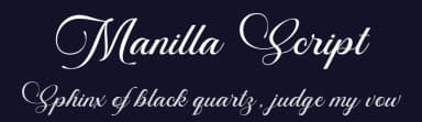 Manilla Script by Romi Rahmadi — Script Handwritten Font — thumbnail 2