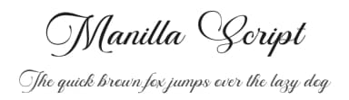 Manilla Script by Romi Rahmadi — Script Handwritten Font — thumbnail 1
