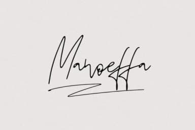 Manoeffa Font by Katie Holland — Script Handwritten Font — thumbnail 3