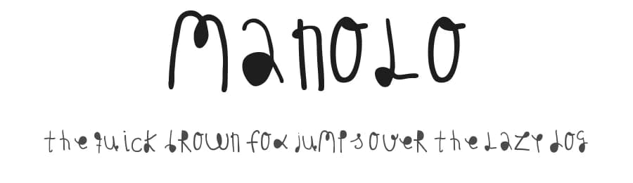 Manolo by Woodcutter — Script Handwritten Font