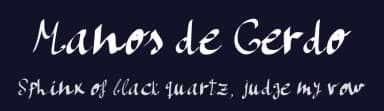 Manos de Cerdo by Woodcutter — Script Handwritten Font — thumbnail 2