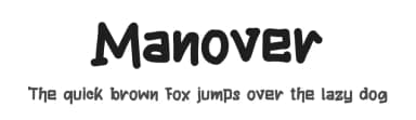 Manover by Letterafa Studio — Script Handwritten Font — thumbnail 1