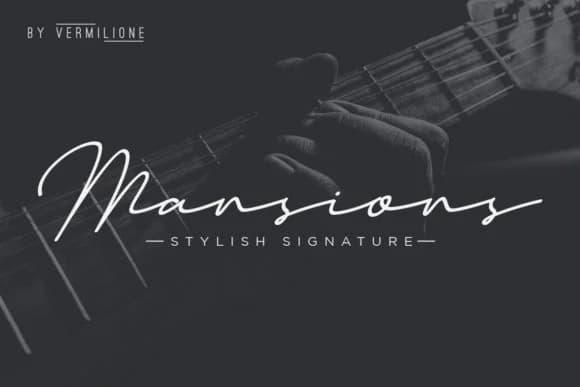 Mansions Font by SayStudio — Script Handwritten Font