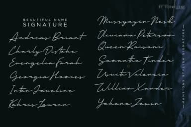 Mansions Font by SayStudio — Script Handwritten Font — thumbnail 3