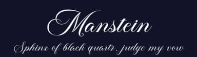 Manstein by Master Type — Script Handwritten Font — thumbnail 2