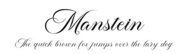 Manstein by Master Type — Script Handwritten Font — thumbnail 1