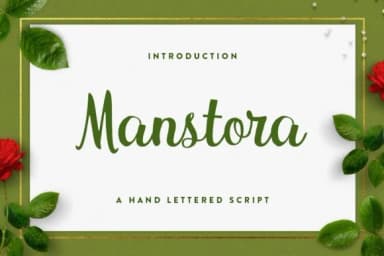 Manstora Font by Solidtype — Script Handwritten Font — thumbnail 1