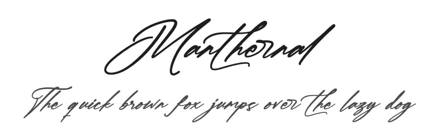 Manthernal by Letterena Studios — Script Handwritten Font