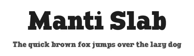 Manti Slab by Studio Typo — Serif Font