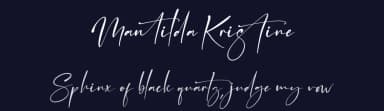 Mantilda Kristine by Perspectype Studio - Letterena.com — Script Handwritten Font — thumbnail 2