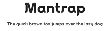 Mantrap by twinletter — Sans Serif Font — thumbnail 1