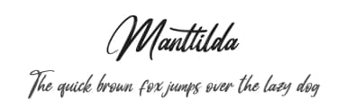 Manttilda by Letterena Studios — Script Handwritten Font — thumbnail 1