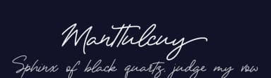Manttulcuy by JunCreative — Script Handwritten Font — thumbnail 2