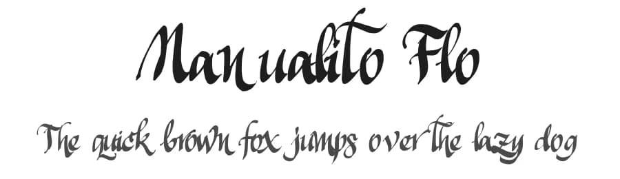 Manualito Flo by Florin Florea — Script Handwritten Font