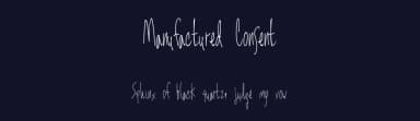 Manufactured Consent by Xerographer Fonts — Script Handwritten Font — thumbnail 2