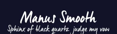 Manus Smooth by JOEBOB graphics — Script Handwritten Font — thumbnail 2