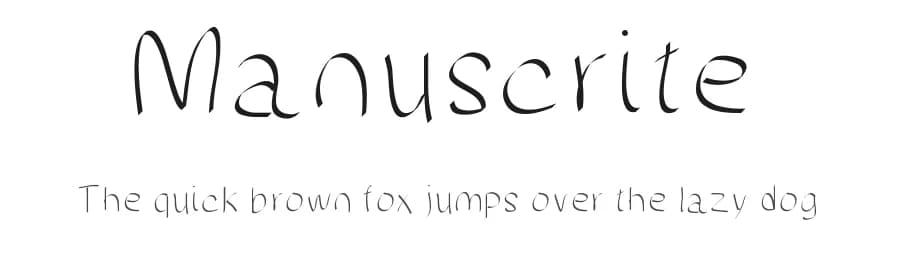 Manuscrite by Gaelleing — Script Handwritten Font