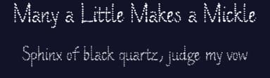 Many a Little Makes a Mickle by Poemhaiku — Script Handwritten Font — thumbnail 2