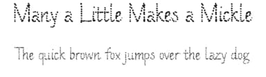 Many a Little Makes a Mickle by Poemhaiku — Script Handwritten Font — thumbnail 1
