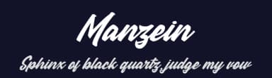 Manzein by Damarletter — Script Handwritten Font — thumbnail 2