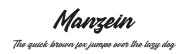 Manzein by Damarletter — Script Handwritten Font — thumbnail 1