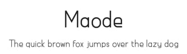Maode by alphArtype — Sans Serif Font — thumbnail 1
