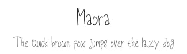 Maora by Edy Wiyono — Script Handwritten Font — thumbnail 1