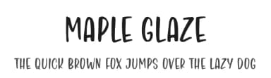 Maple Glaze by Balpirick Studio — Script Handwritten Font — thumbnail 1