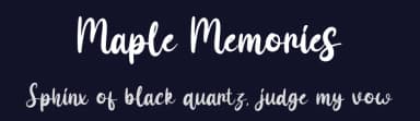 Maple Memories by Attype Studio — Script Handwritten Font — thumbnail 2