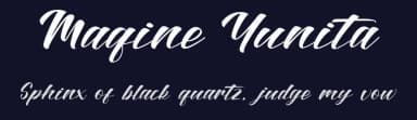 Maqine Yunita by Ari Wibowo — Script Handwritten Font — thumbnail 2