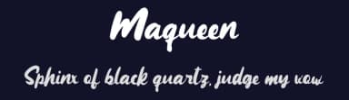 Maqueen by Garisman Studio — Script Handwritten Font — thumbnail 2