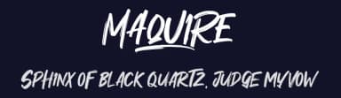 Maquire by Khurasan — Script Handwritten Font — thumbnail 2