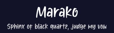 Marako by Alpaprana Studio — Script Handwritten Font — thumbnail 2