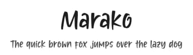 Marako by Alpaprana Studio — Script Handwritten Font — thumbnail 1