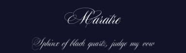 Maratre by ClaudeP — Script Handwritten Font — thumbnail 2