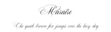 Maratre by ClaudeP — Script Handwritten Font — thumbnail 1