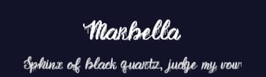 Marbella by Woodcutter — Script Handwritten Font — thumbnail 2