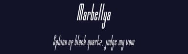 Marbellya by Namara Creative — Sans Serif Font — thumbnail 2