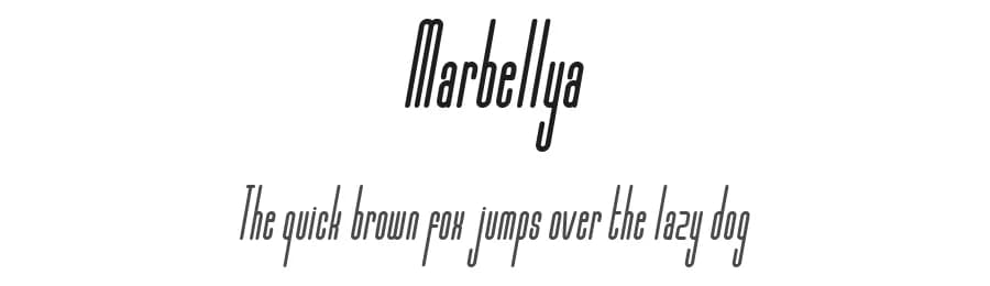 Marbellya by Namara Creative — Sans Serif Font