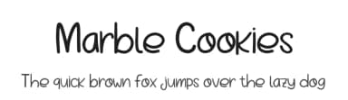 Marble Cookies by Booga Letter — Script Handwritten Font — thumbnail 1