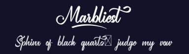 Marbliest by NihStudio — Script Handwritten Font — thumbnail 2