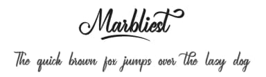 Marbliest by NihStudio — Script Handwritten Font — thumbnail 1