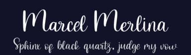 Marcel Merlina by Pixesia Studio — Script Handwritten Font — thumbnail 2