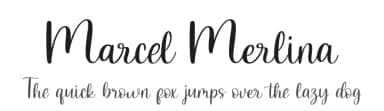 Marcel Merlina by Pixesia Studio — Script Handwritten Font — thumbnail 1