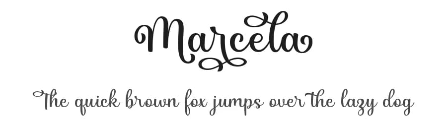 Marcela by Graphix Line Studio — Script Handwritten Font