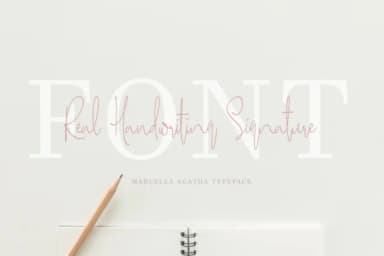 Marcella Agatha Font by ShiftStudios — Script Handwritten Font — thumbnail 2