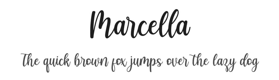 Marcella by Fadlilah Studio — Script Handwritten Font