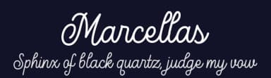 Marcellas by Kong Font — Script Handwritten Font — thumbnail 2