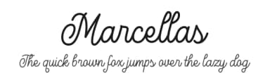Marcellas by Kong Font — Script Handwritten Font — thumbnail 1