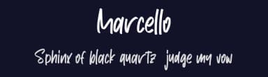Marcello by Vunira Design — Script Handwritten Font — thumbnail 2